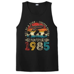 Awesome Since January 1985 40th Birthday 40 Years Old Gift PosiCharge Competitor Tank