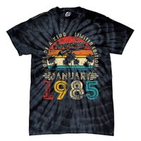 Awesome Since January 1985 40th Birthday 40 Years Old Gift Tie-Dye T-Shirt