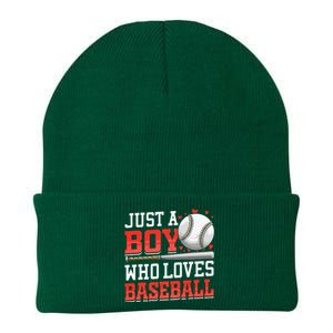 American Sport Just A Who Loves Baseball Gifts Knit Cap Winter Beanie