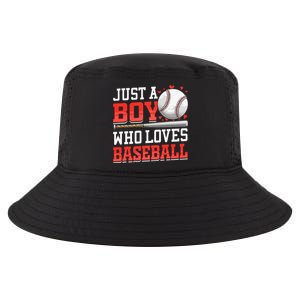 American Sport Just A Who Loves Baseball Gifts Cool Comfort Performance Bucket Hat