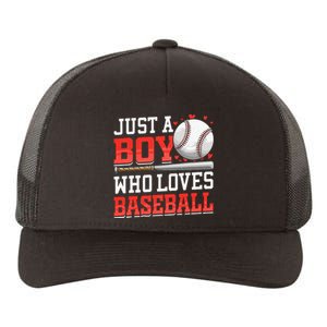 American Sport Just A Who Loves Baseball Gifts Yupoong Adult 5-Panel Trucker Hat