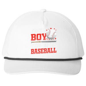 American Sport Just A Who Loves Baseball Gifts Snapback Five-Panel Rope Hat