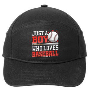 American Sport Just A Who Loves Baseball Gifts 7-Panel Snapback Hat