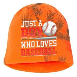 American Sport Just A Who Loves Baseball Gifts Kati - Camo Knit Beanie