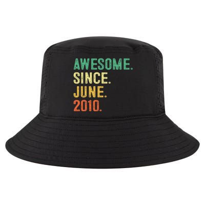 Awesome Since June 2010 13th Birthday Gift 13 Years Old Cool Comfort Performance Bucket Hat