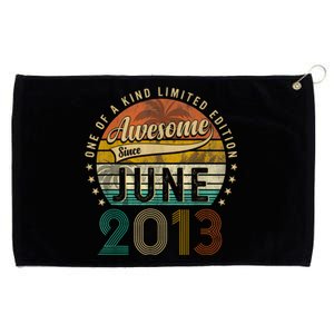 Awesome Since June 2013 10th Birthday Gifts For 10 Year Old Grommeted Golf Towel