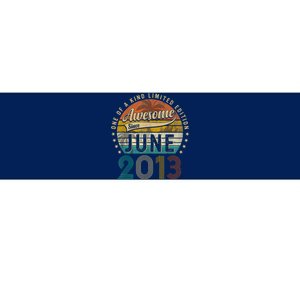 Awesome Since June 2013 10th Birthday Gifts For 10 Year Old Bumper Sticker