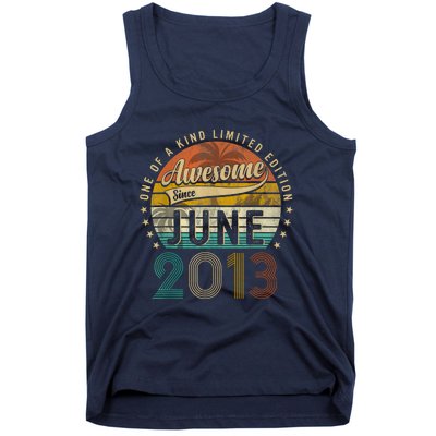 Awesome Since June 2013 10th Birthday Gifts For 10 Year Old Tank Top