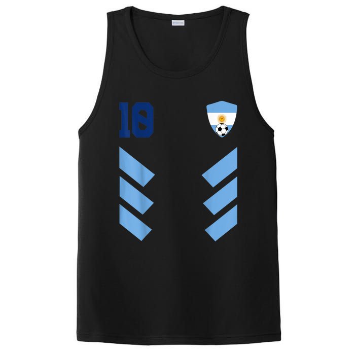 Argentina Soccer Jersey Argentinian Football Shirt Flag PosiCharge Competitor Tank