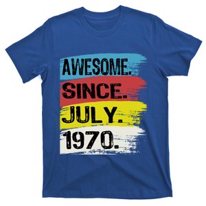 Awesome Since July 1970 Leo Cancer 18th Birthday Meaningful Gift T-Shirt