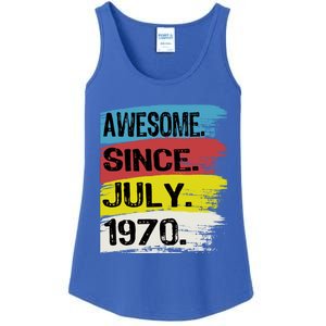 Awesome Since July 1970 Leo Cancer 18th Birthday Meaningful Gift Ladies Essential Tank