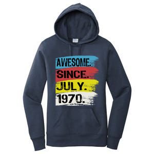 Awesome Since July 1970 Leo Cancer 18th Birthday Meaningful Gift Women's Pullover Hoodie