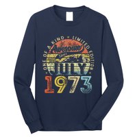 Awesome Since July 1973 Vintage Gifts 50th Birthday Tees Long Sleeve Shirt