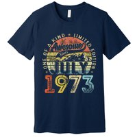 Awesome Since July 1973 Vintage Gifts 50th Birthday Tees Premium T-Shirt