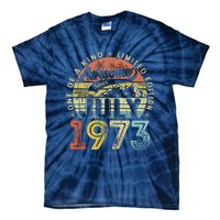 Awesome Since July 1973 Vintage Gifts 50th Birthday Tees Tie-Dye T-Shirt