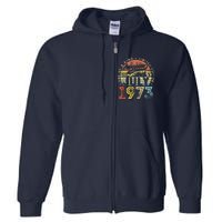 Awesome Since July 1973 Vintage Gifts 50th Birthday Tees Full Zip Hoodie