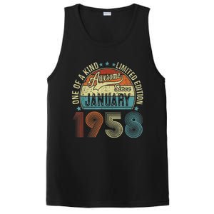 Awesome Since January 1958 Gifts 65 Year Old 65th Birthday PosiCharge Competitor Tank