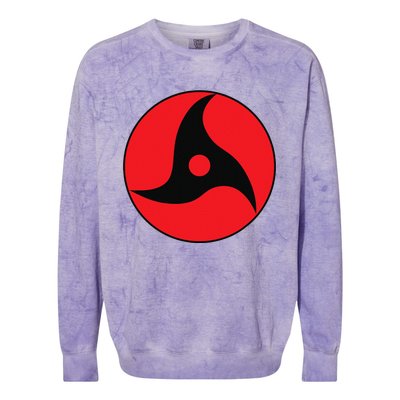 Anime Style Japanese Manga Comic Style Pattern Black Red Colorblast Crewneck Sweatshirt