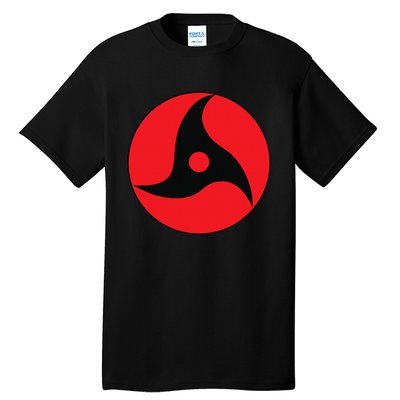 Anime Style Japanese Manga Comic Style Pattern Black Red Tall T-Shirt