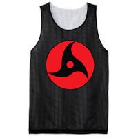 Anime Style Japanese Manga Comic Style Pattern Black Red Mesh Reversible Basketball Jersey Tank