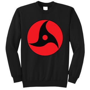 Anime Style Japanese Manga Comic Style Pattern Black Red Tall Sweatshirt