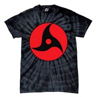 Anime Style Japanese Manga Comic Style Pattern Black Red Tie-Dye T-Shirt