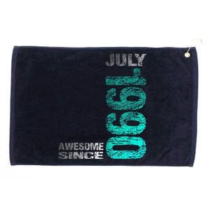 Awesome Since July 1990 33th Birthday Born 1990 Grommeted Golf Towel