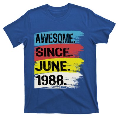 Awesome Since June 1988 Gemini Cancer 35th Birthday Gift T-Shirt