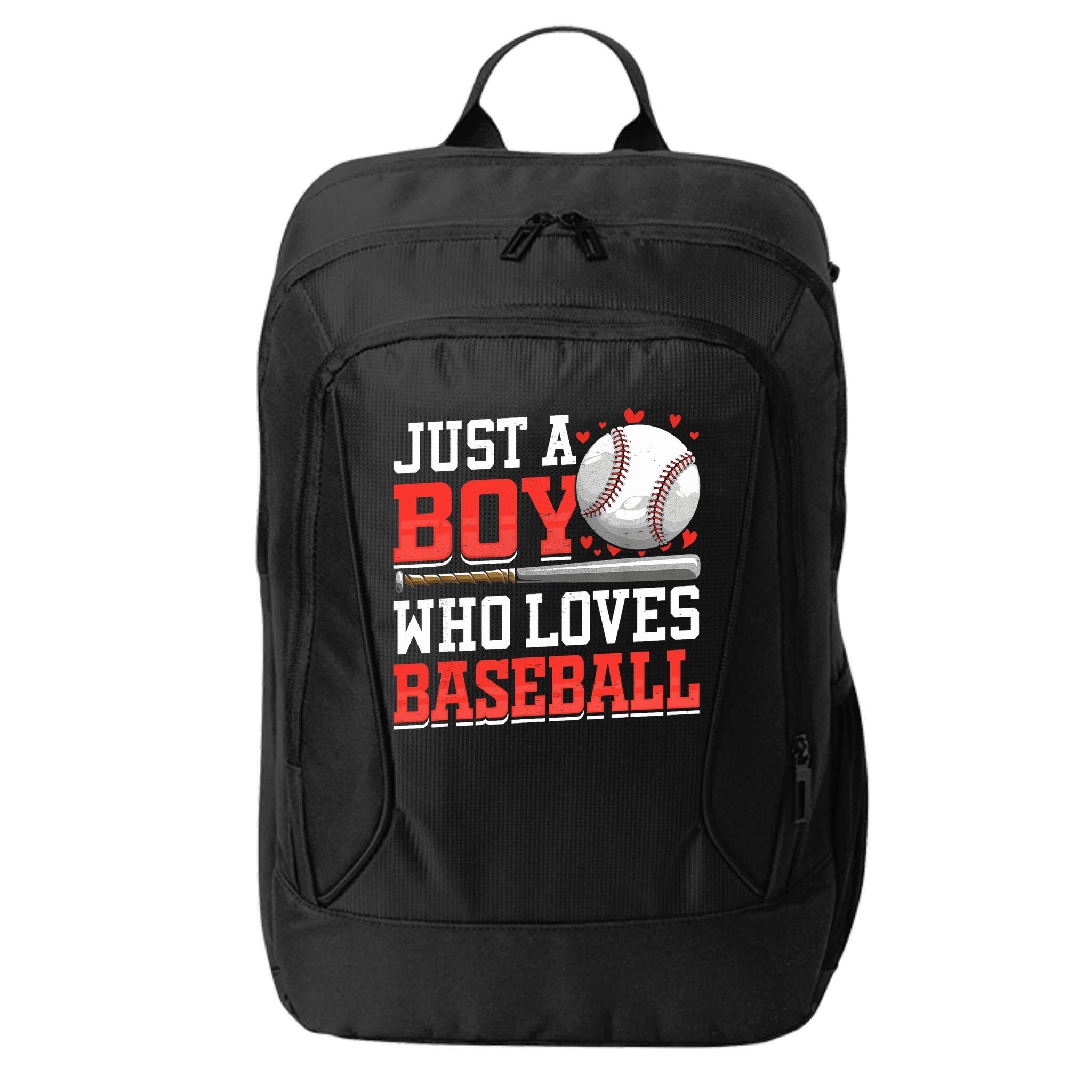 American Sport Just A Boy Who Loves Baseball Gifts For Boy City Backpack