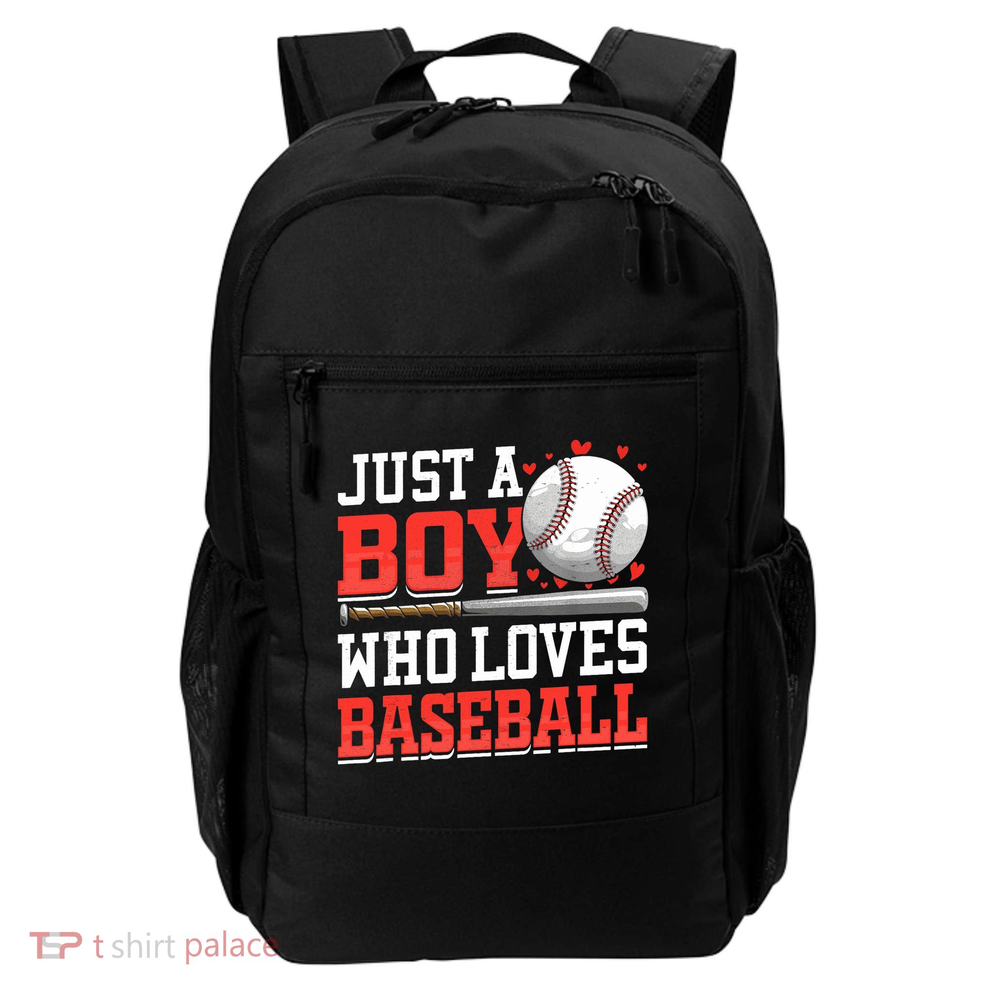 American Sport Just A Boy Who Loves Baseball Gifts For Boy Backpack