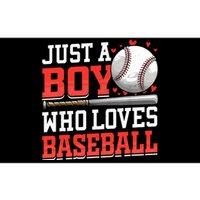 American Sport Just A Boy Who Loves Baseball Gifts For Boy Bumper Sticker