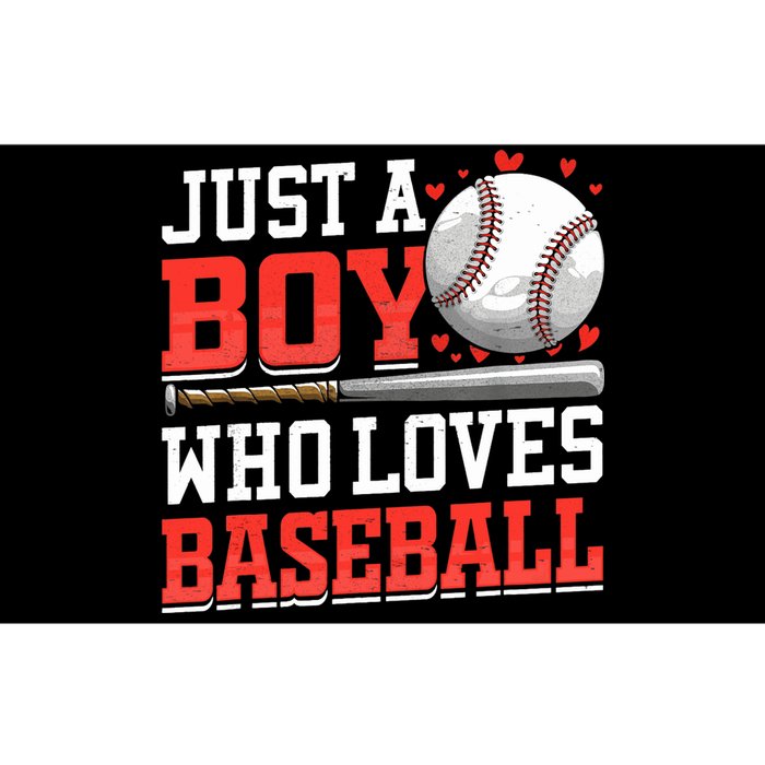 American Sport Just A Boy Who Loves Baseball Gifts For Boy Bumper Sticker