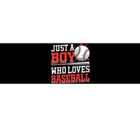 American Sport Just A Boy Who Loves Baseball Gifts For Boy Bumper Sticker