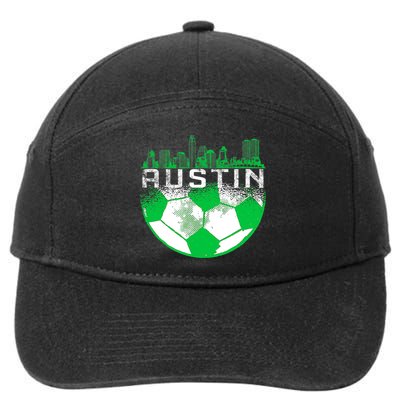 Austin Soccer Jersey Austin Texas Soccer 7-Panel Snapback Hat