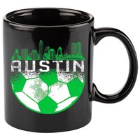 Austin Soccer Jersey Austin Texas Soccer 11oz C Handle Ceramic Mug