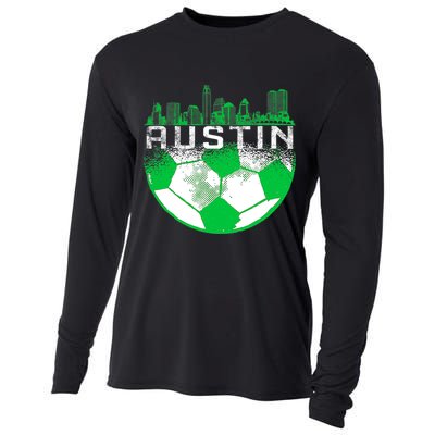 Austin Soccer Jersey Austin Texas Soccer Cooling Performance Long Sleeve Crew