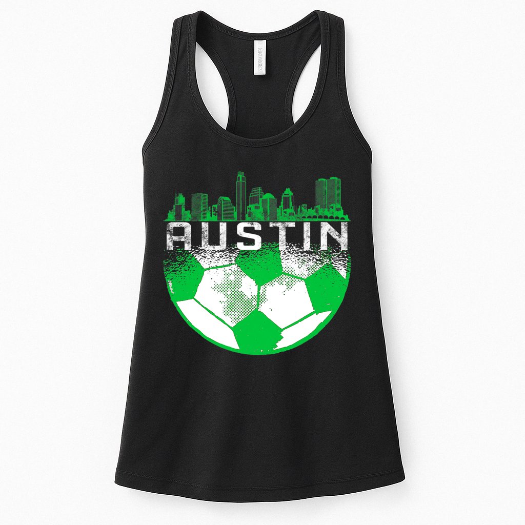 Austin Soccer Jersey Austin Texas Soccer Womens Tank Top