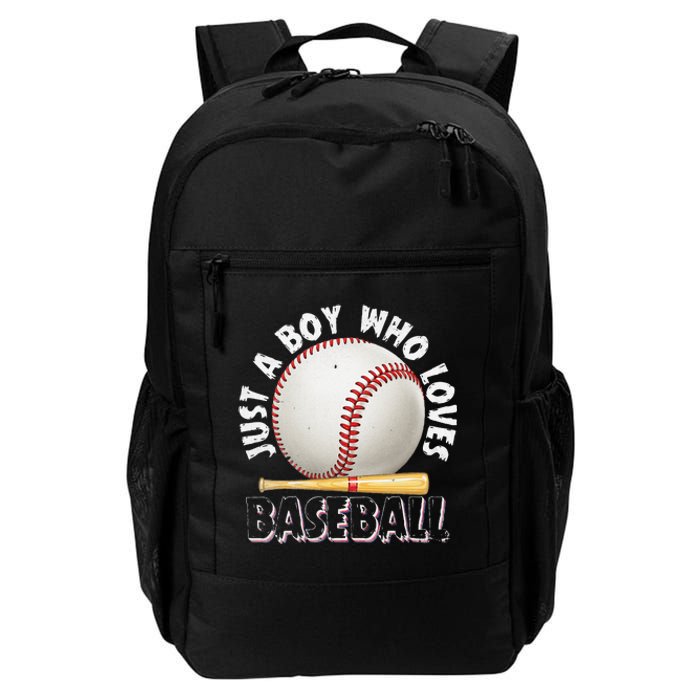 American Sport Just A Boy Who Loves Baseball Gifts For Daily Commute Backpack