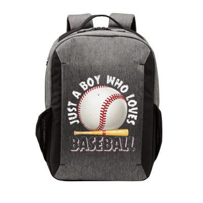 American Sport Just A Boy Who Loves Baseball Gifts For Vector Backpack