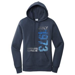 Awesome Since July 1973 50th Birthday Born 1973 Women's Pullover Hoodie