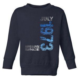 Awesome Since July 1973 50th Birthday Born 1973 Toddler Sweatshirt