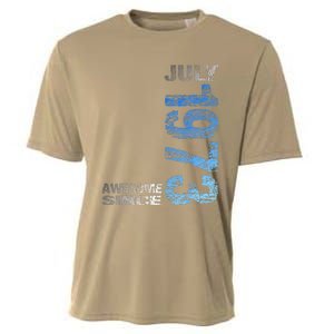 Awesome Since July 1973 50th Birthday Born 1973 Cooling Performance Crew T-Shirt