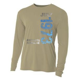 Awesome Since July 1973 50th Birthday Born 1973 Cooling Performance Long Sleeve Crew