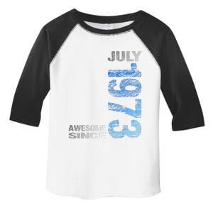 Awesome Since July 1973 50th Birthday Born 1973 Toddler Fine Jersey T-Shirt