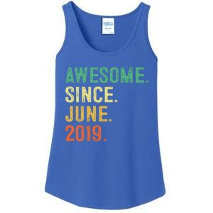 Awesome Since June 2019 4th Birthday Gift 4 Year Old Ladies Essential Tank