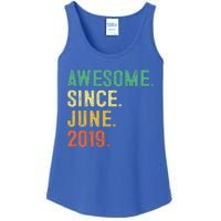 Awesome Since June 2019 4th Birthday Gift 4 Year Old Ladies Essential Tank