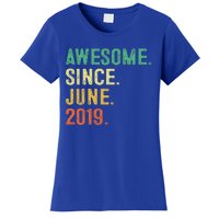 Awesome Since June 2019 4th Birthday Gift 4 Year Old Women's T-Shirt