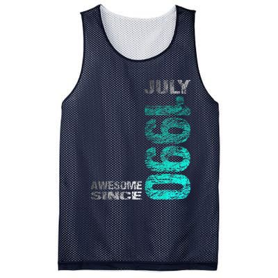 Awesome Since July 1990 33th Birthday Born 1990 Mesh Reversible Basketball Jersey Tank