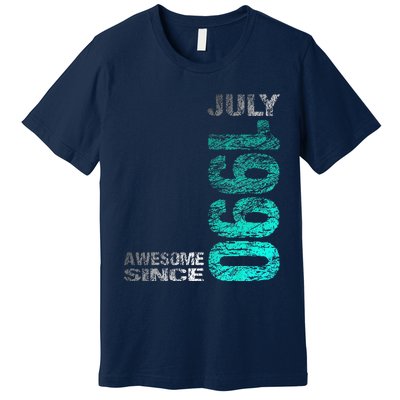 Awesome Since July 1990 33th Birthday Born 1990 Premium T-Shirt