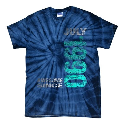 Awesome Since July 1990 33th Birthday Born 1990 Tie-Dye T-Shirt